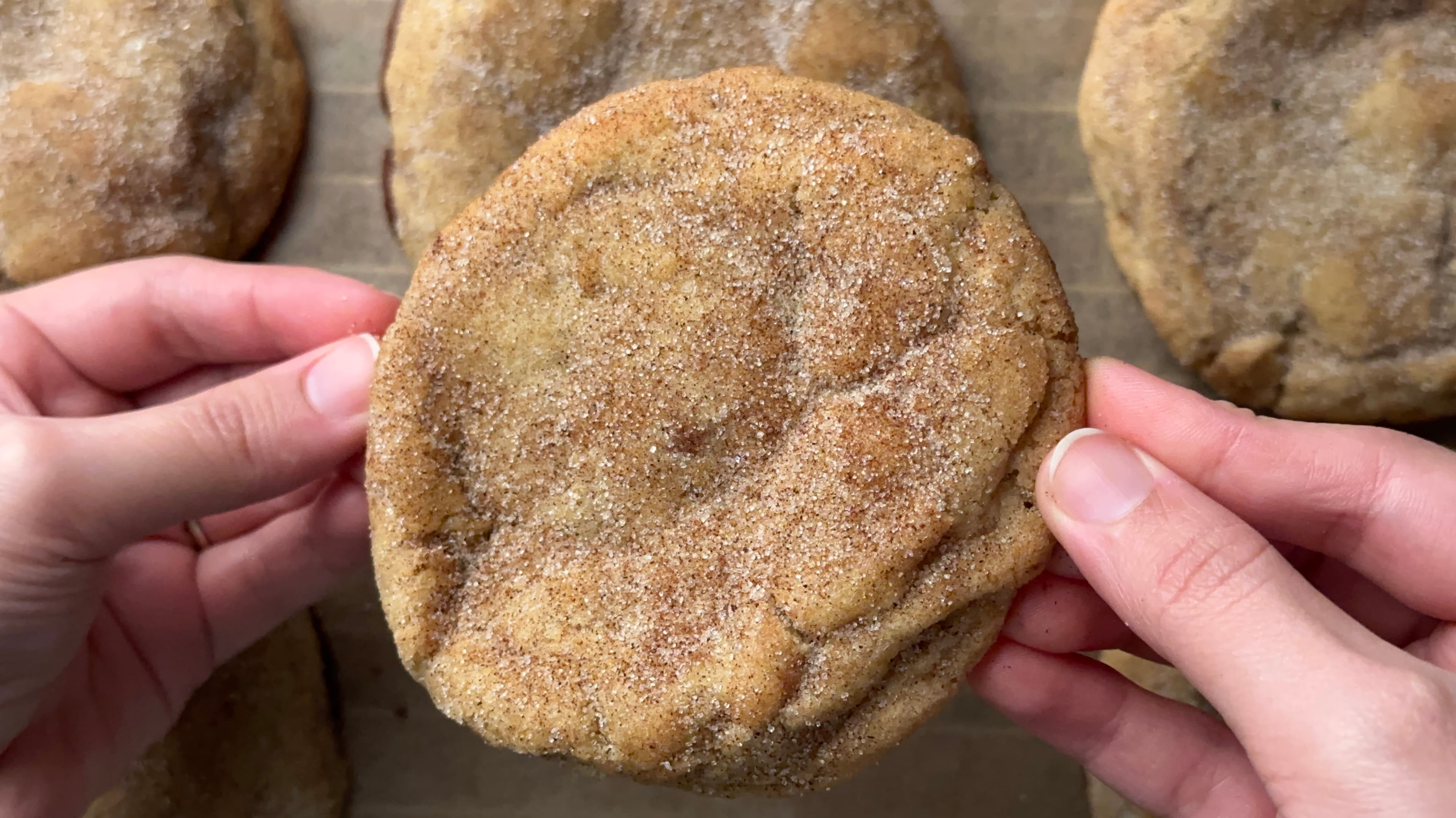 Nutella Stuffed Churro cookies